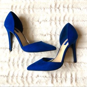 Blue Suede Shoes - Blue Heels/Pumps